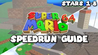 Super Mario 64 70 Star Speedrun Guide (Bob-Omb Battlefield/Whomp's Fortress)