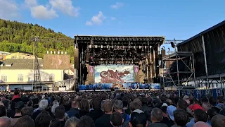 @ironmaiden Bergen Norway 07/06-23... The writing on the wall.