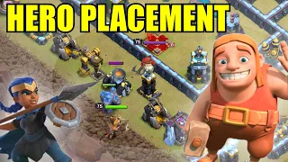 Hero Placement - Base Building Trick! Clash of Clans