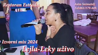 Lejla-Leky Izvorni mix Restoran Estrada  Repriza nove godine 01-01-2024 Snimak sa mobitelom