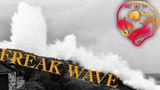 HUGE freak wave smashes the rocks and soak the VISITORS at SENNEN COVE | By Sam Smart