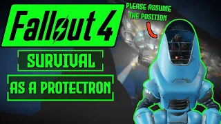 Can I Beat Fallout 4 Survival Difficulty as a Protectron?! | Fallout 4 Survival Challenge!