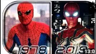 Evolution of Spider-man 1978 to 2019