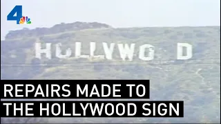 Repairs Made to the Hollywood Sign | From the Archives | NBCLA