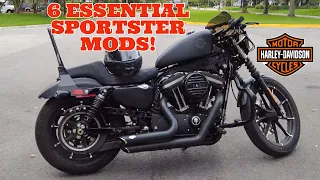 6 Essential Harley Davidson Iron 883/Sportster Modifications!