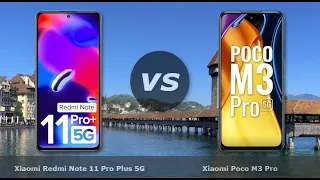 Xiaomi Redmi Note 11 Pro Plus 5G vs Xiaomi Poco M3 Pro