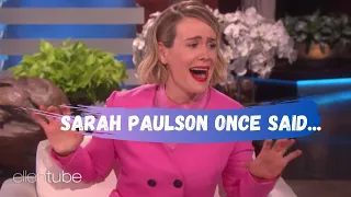 SARAH PAULSON FUNNY MOMENTS