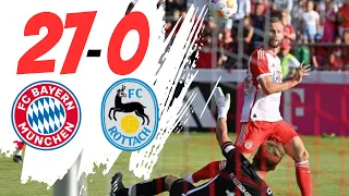 Bayern Munich's 27-0 Win vs. Rottach-Egern || All Goals & Highlights 🔥⚽️
