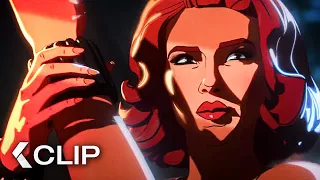 Black Widow & Iron Man vs. Purple Hulk - WHAT IF...? Season 2 Clip (2023)