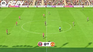 FC 24 | Sheffield United vs Manchester United - English Premier League 23/24 - PS5™ Full Gameplay