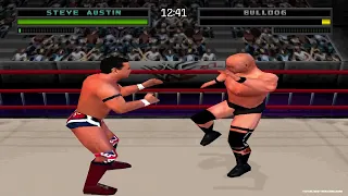 WWF War Zone (PS1) - Stone Cold Steve Austin Challenge Mode (Hard Difficulty)