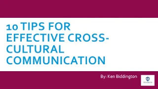 10 Tips for Effective Cross-Cultural Communication