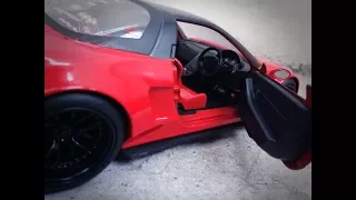 Unboxing Jada Toys Honda NSX 2002 Type R-Japan Spec- Widebody-. Jonsibal (JDM TUNERS) Glossy Red