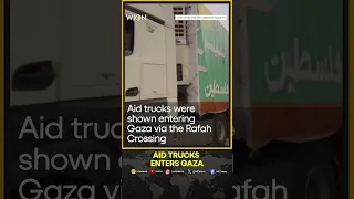 Aid trucks enters Gaza through Rafah Crossing | WION Shorts