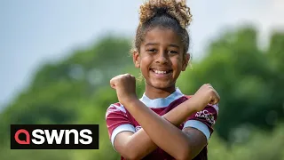 Young West Ham fan's viral reaction to Europe win sees him beat the bullies | SWNS