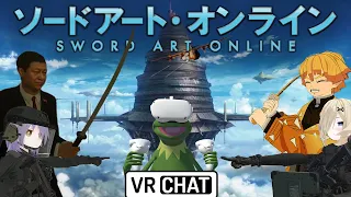 Exploring Sword Art Online In VRChat