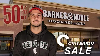 50% off Criterion Sale at Barnes & Noble Haul - November 2023