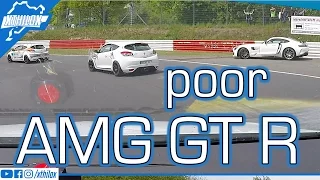 crashed AMG GT R :-/ SAD .. and another Cupra-Megane Session ..  Nürburgring Nordschleife 2,7K