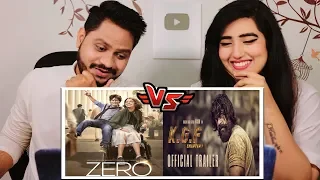 Reaction on KGF & Zero Official Trailer | which Movie Should We See First Day First Show?