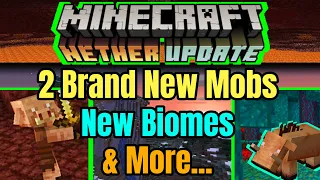 Minecraft 1.15/1.16 Revealed! | Minecon 2019: Nether Update & More...