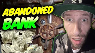 SNEAKING INTO ABANDONED BANK WITH MONEY LEFT INSIDE AND BANK VAULTS LEFT OPEN