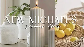 NEW SUMMER DECOR AT MICHAELS |Summer home decor shop with me 2024