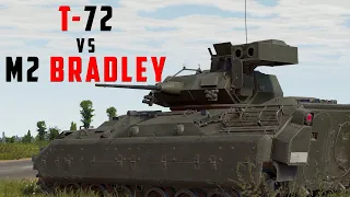 T-72 VS M2 Bradley  || Gunner, Heat, PC!