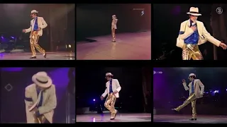 Michael Jackson - Smooth Criminal 1997 - 6 concerts (Split Screen)