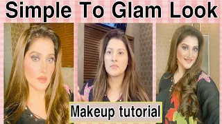 Simple to glam look ( Makeup tutorial) | Sahiba | EASY GLAM Makeup | 2021 | weedings | Sahiba Salon