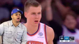 (Reaction) New York Knicks vs Pacers Kristap Porzingis| Full Game Highlights | November 5, 2017