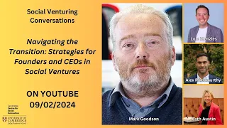 Navigating the transition: strategies for founders and CEOs in social ventures