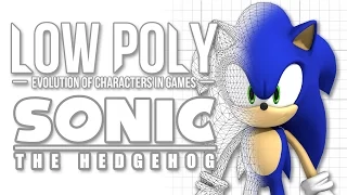 Sonic The Hedgehog - Low Poly (Evolution of Characters in Games) - Episode 2