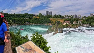 Rhine falls Switzerland - Europe’s Biggest Waterfall - 4K