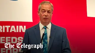 Nigel Farage to stand for election: 'I’ve decided I’ve changed my mind'