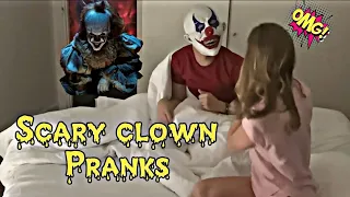 Scary clown prank with my girlfriend