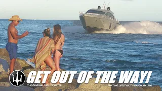 GET OUT OF THE WAY! HAULOVER INLET YACHTS! | YACHTSPOTTER