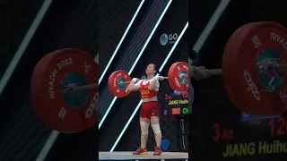 2023 Wwc Riyadh 49kg world record (c&j-120kg🇨🇳) #shorts #weightlifting #worldrecord  #china