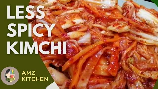 LESS SPICY KIMCHI | HOW TO MAKE KIMCHI | AMZ KIMCHI #amzkitchen #kimchirecipe #lessspicykimchi