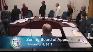 Town of Mashpee - Zoning Board of Appeals 11/08/2017