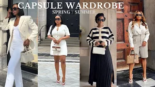 SPRING  SUMMER CAPSULE WARDROBE  | HOW TO LOOK PUT TOGETHER EVERYDAY | Edwigealamode