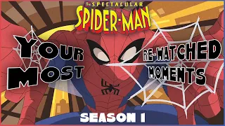 Your Most Re-Watched Moments From The Spectacular Spider-Man | Season 1 | Throwback Toons