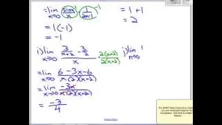 Math 611B Chapter 2 Review Solutions - Limits and Continuity