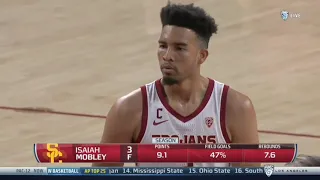 Isaiah Mobley vs UCR 16 PTS          1.12.21