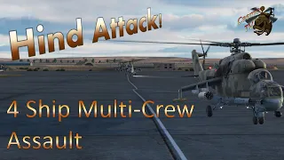 Multicrew DCS Hind assault against ISIS | Real Apache Pilot Plays DCS World