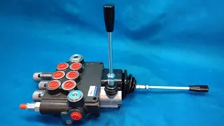 Hydraulic valve for levers 3 section 80l/min 21GPM double acting with 1 swiming section and joystick