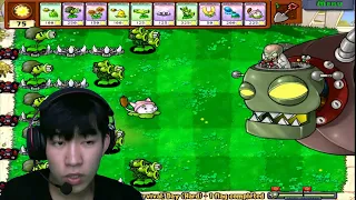 Plants vs Zombies - 99 Gatling Pea vs 99 Threepeater vs 99 Gargantuar vs Zomboss