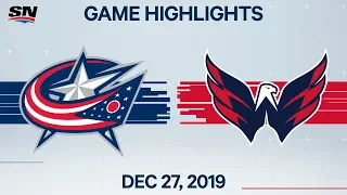 NHL Highlights | Blue Jackets vs. Capitals - Dec. 27, 2019