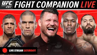 BISPING: UFC 287: Pereira vs Adesanya 2 | FIGHT COMPANION & LIVE QUESTIONS!