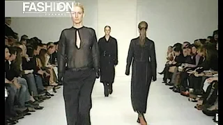 CALVIN KLEIN Fall 2002 2003 New York - Fashion Channel