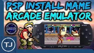 PSP MAME Arcade Emulator Install & Setup!
